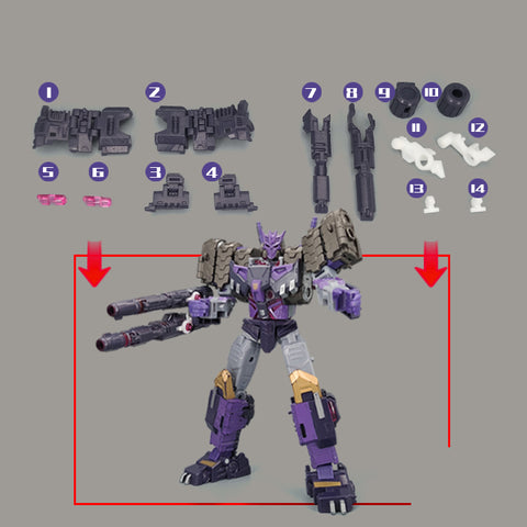 Go Better Studio GX-50 GX50 Uptrade Kit for Legacy Evolution Comic Verse Tarn ( Upgrade Kit+ Gap Fillers)