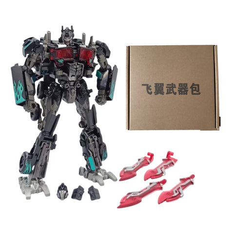 4th party BW BAIWEI TW1022C TW-1022C Optimus Prime (Modified KO SS32 / SS44) & Weapon Set Night Green Version 17.5cm / 6.9"