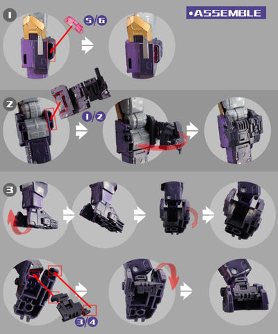 Go Better Studio GX-50 GX50 Uptrade Kit for Legacy Evolution Comic Verse Tarn ( Upgrade Kit+ Gap Fillers)