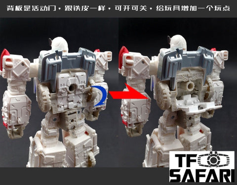 Go Better Studio GX-04R / GX-04W / GX-04C / GX-04AT Gap Fillers for WFC Siege Ironhide / Ratchet / Crosshairs / Legacy Autotrooper Upgrade Kit