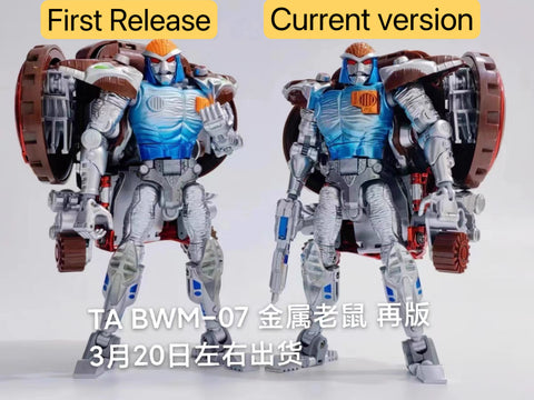 【Pre-Order】Transart TA BWM-07 BWM07 (BW Beast Transmetal Rattrap) 15cm / 6"
