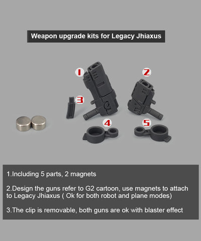 Go Better Studio GX40B GX-40B Weapons for Generations Legacy G2 Universe Jhiaxus Upgrade Kit