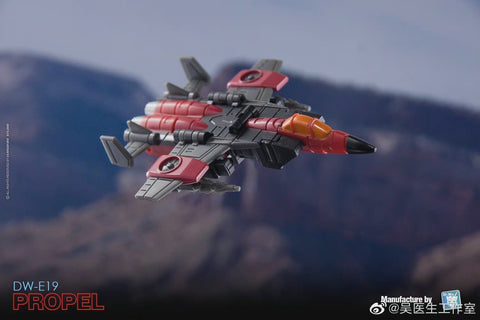 Dr.Wu & Mechanic Studio Extreme Warfare 4 Sets DW-E19 Profel / E20 Elegy / E21 Space / E22 Turbo (Thrust / Dirge / Cosmos / Ramjet) fit to Earthrise Titan Class 2 in 1 set 4.5cm