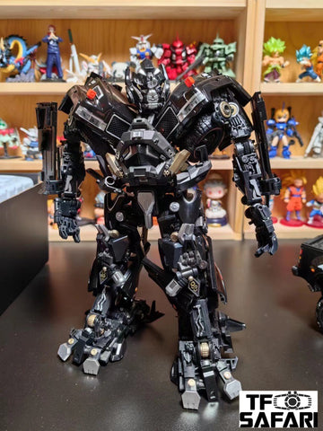 4th Party Black Apple M-06 M06（KO Not MPM06 MPM-06）Masterpiece Ironhide Oversized (Black Apple Alloy Modified version / Black Box)