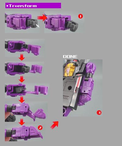 Go Better Studio GX-51 GX51 Gap fillers for Legacy Evolution Shrapnel ( Upgrade Kit+ Gap Fillers)