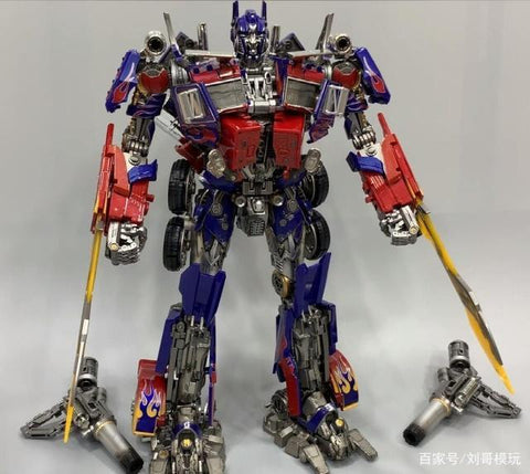 4th Party WJ KO Not MPM04 MPM-04 Optimus Prime Oversized (Black Apple Alloy Modified version) 30cm / 11.5"