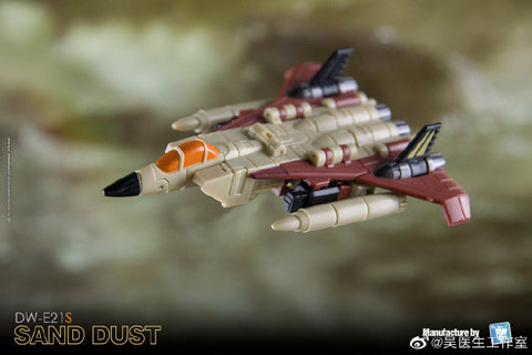 Dr.Wu & Mechanic Studio Extreme Warfare 4 Sets DW-E21S Sand Dust (Ramjet Desert) / DW-E22B Pathfinder (Cosmos Black) to Earthrise Titan Class 2 in 1 set 4.5cm