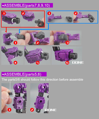 Go Better Studio GX-51 GX51 Gap fillers for Legacy Evolution Shrapnel ( Upgrade Kit+ Gap Fillers)