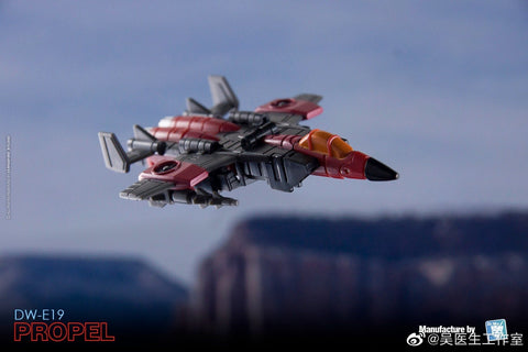 Dr.Wu & Mechanic Studio Extreme Warfare 4 Sets DW-E19 Profel / E20 Elegy / E21 Space / E22 Turbo (Thrust / Dirge / Cosmos / Ramjet) fit to Earthrise Titan Class 2 in 1 set 4.5cm