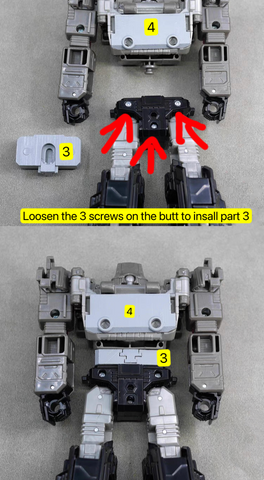 Black Soil Lab BS01 BS-01 IDW Upgrade Kit / Weapon Set for Siege Megatron Upgrade Kit