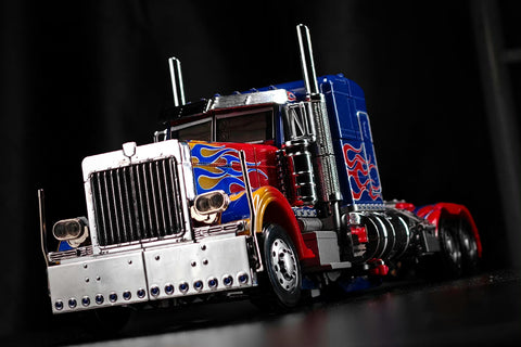 4th Party WJ KO Not MPM04 MPM-04 Optimus Prime Oversized (Black Apple Alloy Modified version) 30cm / 11.5"