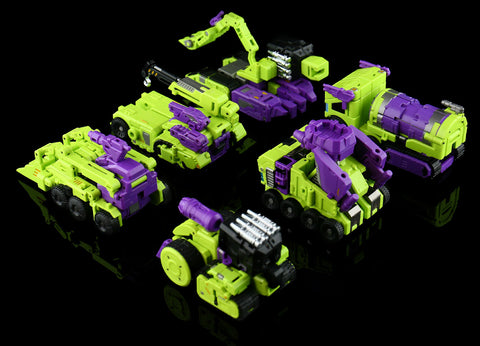 Lucky Cat Microcosmos MC-02 MC02 Riki-Oh (Devastator) Micro Cosmos Set A+B+C 3 Sets Combo