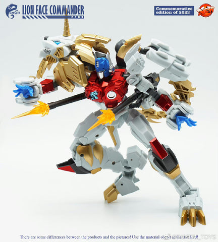 Pangu Toys PT-03 PT03 Lion Face Commander (Lio Convoy) 15cm / 6"