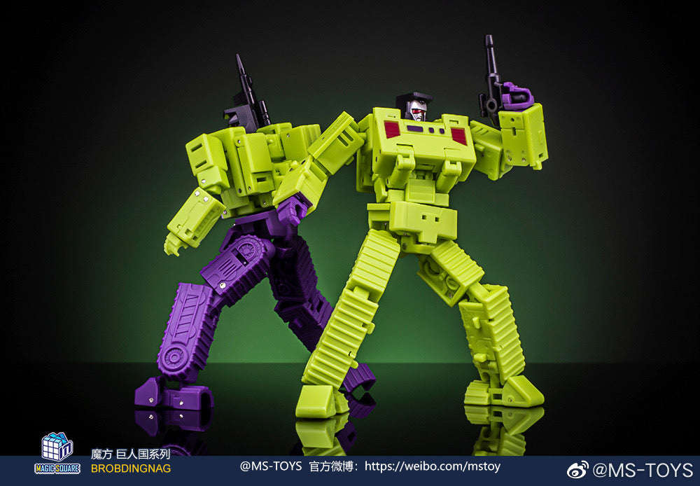 Magic Square MS Toys MS-B41A Excavator (Scavenger) & MS-B42A Bulldozer ...