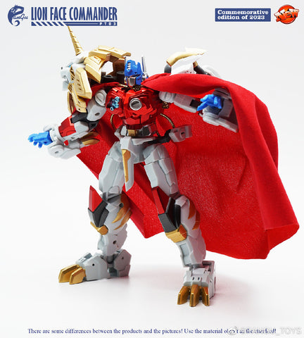 Pangu Toys PT-03 PT03 Lion Face Commander (Lio Convoy) 15cm / 6"