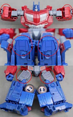 Tim Heada TH061A TH-061A Gap fillers for WFC Studio Series Voyager 03 Gamer Edition SS GE03 Optimus Prime Upgrade Kit