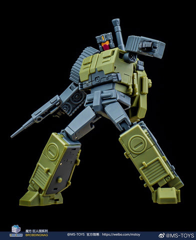 Magic Square MS-Toys MS-B51D MSB51D Lord of War Heavy Gunner (Brawl, Not Bruticus Combiner) IDW Version 10cm, 4"ni