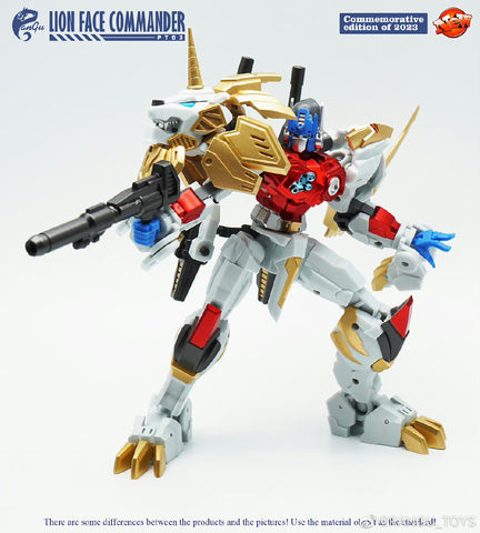 Pangu Toys PT-03 PT03 Lion Face Commander (Lio Convoy) 15cm / 6"