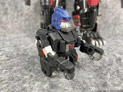 4th Party CR01S CR-01S Oversized KO PE DX06 Beast Gorira General Gorilla (Not Optimal Optimus) Black Version 25cm / 9.9"