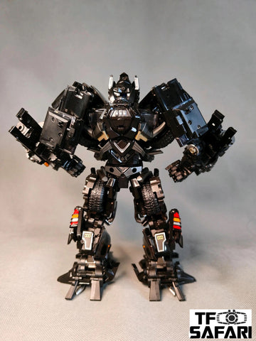 4th Party Black Apple M-06 M06（KO Not MPM06 MPM-06）Masterpiece Ironhide Oversized (Black Apple Alloy Modified version / Black Box)