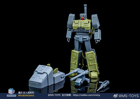 Magic Square MS-Toys MS-B51D MSB51D Lord of War Heavy Gunner (Brawl, Not Bruticus Combiner) IDW Version 10cm, 4"ni