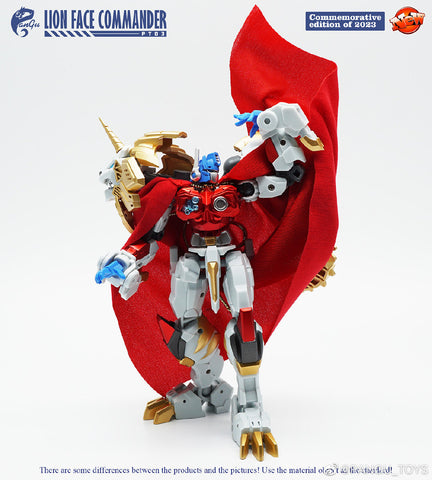 Pangu Toys PT-03 PT03 Lion Face Commander (Lio Convoy) 15cm / 6"