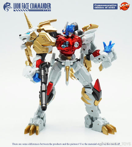 Pangu Toys PT-03 PT03 Lion Face Commander (Lio Convoy) 15cm / 6"