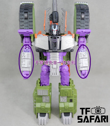 Tim Heada TH072 TH-072 Gap Fillers & Replacement Barrel for Legacy Evolution Leader Armada Universe Megatron Upgrade Kit