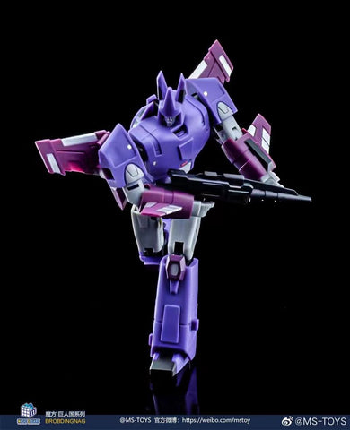 Magic Square MS-Toys MS-B06G MS-B06W Space Skimming (Cyclonus) Metallic / SG Shattered Glass Version 11cm