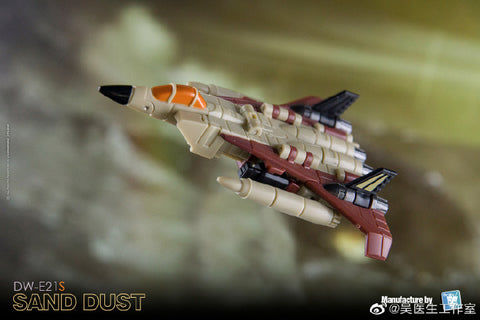 Dr.Wu & Mechanic Studio Extreme Warfare 4 Sets DW-E21S Sand Dust (Ramjet Desert) / DW-E22B Pathfinder (Cosmos Black) to Earthrise Titan Class 2 in 1 set 4.5cm