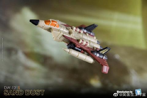 Dr.Wu & Mechanic Studio Extreme Warfare 4 Sets DW-E21S Sand Dust (Ramjet Desert) / DW-E22B Pathfinder (Cosmos Black) to Earthrise Titan Class 2 in 1 set 4.5cm