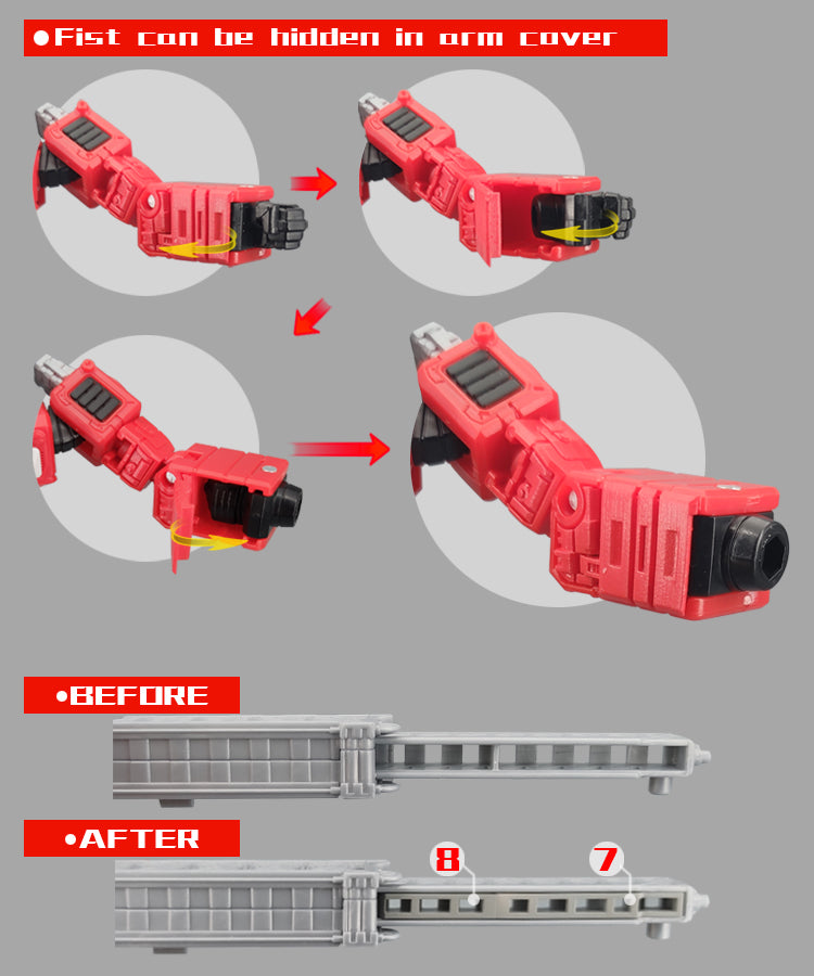 Go Better Studio GX-06D GX06D Uptrade Kit for Generation Selects WFC-G ...