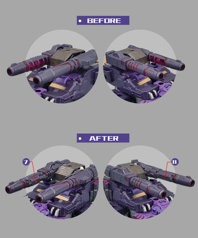 Go Better Studio GX-50 GX50 Uptrade Kit for Legacy Evolution Comic Verse Tarn ( Upgrade Kit+ Gap Fillers)