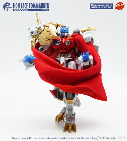 Pangu Toys PT-03 PT03 Lion Face Commander (Lio Convoy) 15cm / 6"