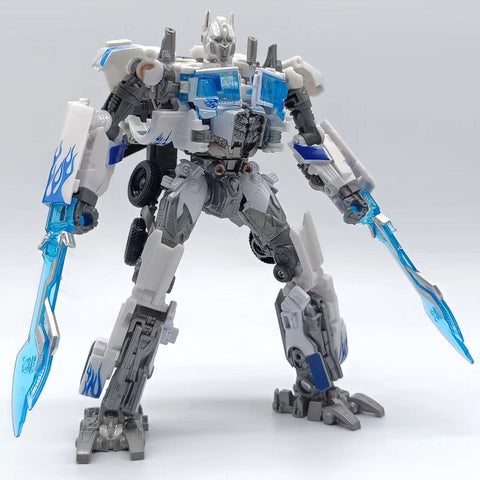 4th party BW BAIWEI TW1022A TW-1022A Ultra Magnus / White Optimus Prime (Modified KO SS32 / SS44) & Weapon Set Black Version 17.5cm / 6.9"