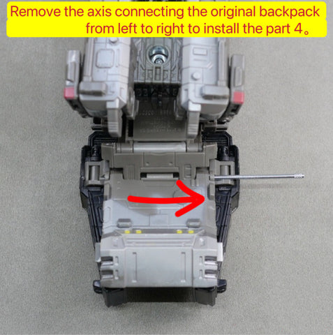 Black Soil Lab BS01 BS-01 IDW Upgrade Kit / Weapon Set for Siege Megatron Upgrade Kit