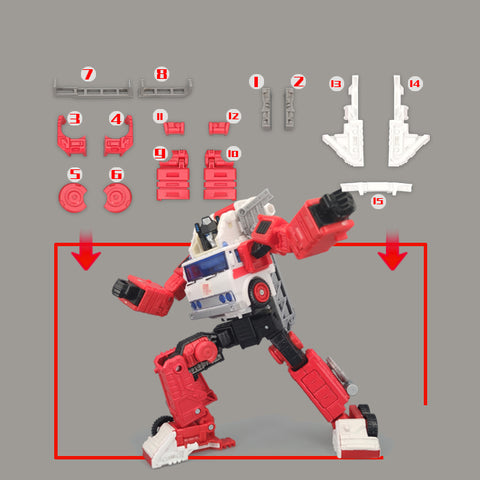 Go Better Studio GX-06D GX06D Uptrade Kit for Generation Selects WFC-GS26 Artfire ( Upgrade Kit+ Gap Fillers)