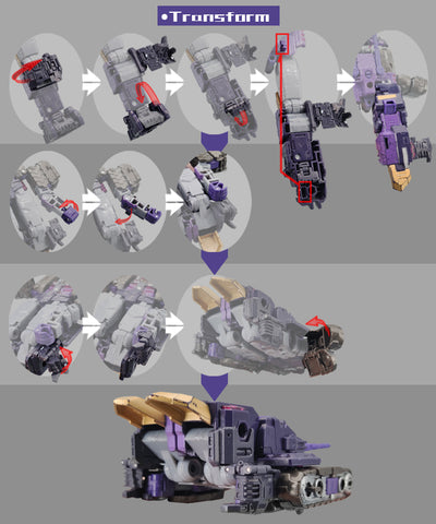 Go Better Studio GX-50 GX50 Uptrade Kit for Legacy Evolution Comic Verse Tarn ( Upgrade Kit+ Gap Fillers)