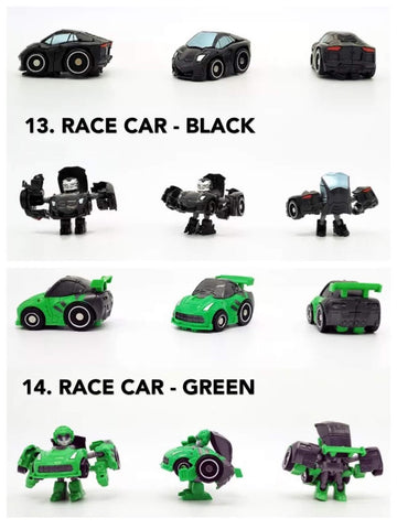 [No box] Weijiang Mini TF Hunting War Q Car (KO Takara Tommy QT Series) 16 in 1