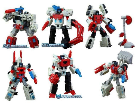 TFC Toys Perseus (White version Hercules) Devastator 6 in 1 set 35cm / 14"