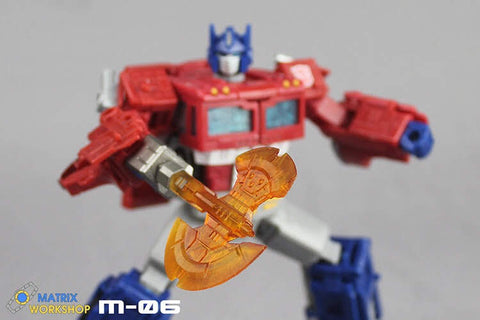 Matrix Workshop M06 M-06 WFC Siege SS-38 Optimus Prime（Voyage Grade）Energon Axe Weapon Set Upgrade Kit