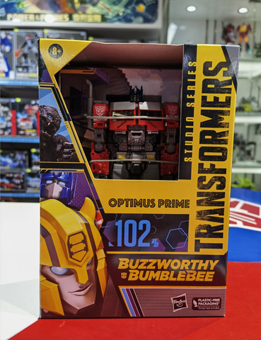 Transformers Buzzworthy Bumblebee Studio Series SS-102 SS102 ROTB Rise of the Beasts Optimus Prime 6.5"