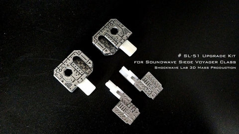 Shockwave Lab SL-51 SL51 Fillers for Siege Soundwave (Voyage Class) Upgrade Kit.