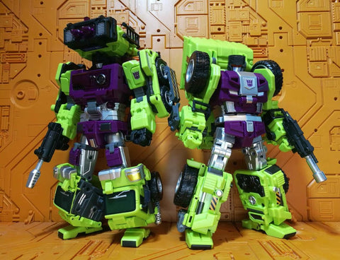 JB Jinbao Devastator Set B Scrapper & Mixmaster (Oversized GT-01 GT01 Gravity Builder) 21cm