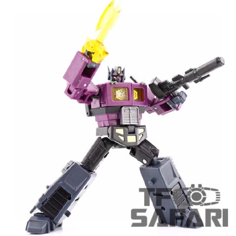 DX9 Toys X34P Dutch Phonas (Optimus Prime Shattered Glass SG with Trailer) Purple Version 10.5cm / 4"