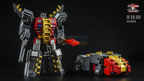 Iron Factory IF E06 - E10 Asura Knights ( Dinobots in Civil War) 5 in 1 9cm