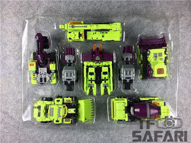 【No Original Box】NBK Devastator Green TF Engineering Full Set 6 in 1 (GT-01 Devastator) 38cm