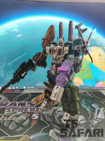 Pocket Toys PL-0 PL0 PT-05 PT05 Ruiner B. 5 in 1 (Bruticus, KO Iron Factory EX-22 EX22 War Giant) 28cm