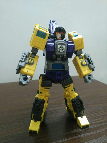 【No Original Box】NBK Devastator Yellow TF Engineering Full Set 6 in 1 (GT-01 Devastator) 38cm