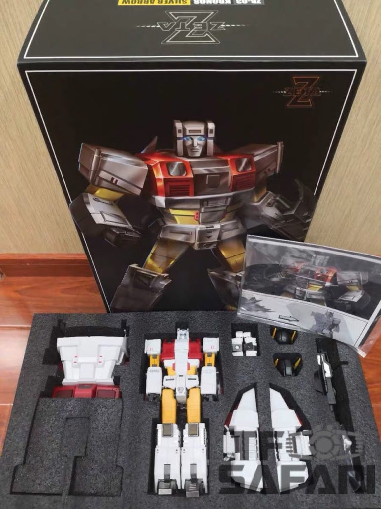 Zeta Toys ZB-03 Silver Arrow Silverbolt Aerialbots Zeta